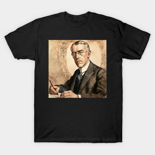 Woodrow Wilson T-Shirt by ComicsFactory